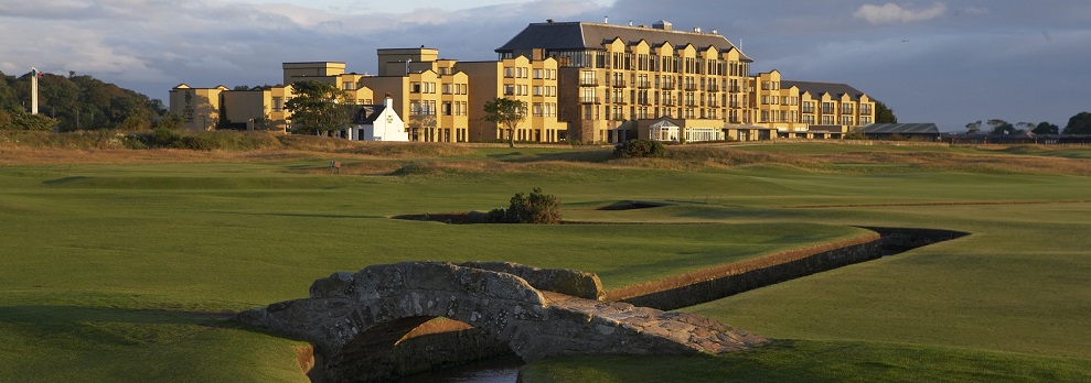 Old Course Hotel With Swilcan Bridge High Res
