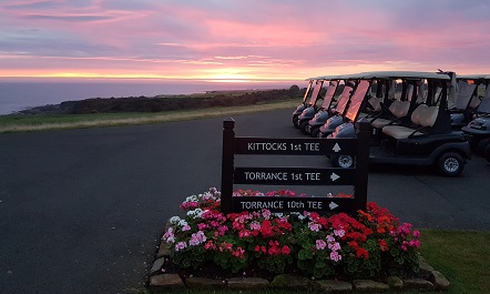 Golf Buggy Sunrise
