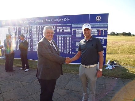 Glasgow Gailes Marc Warren With Our Captain George Ross